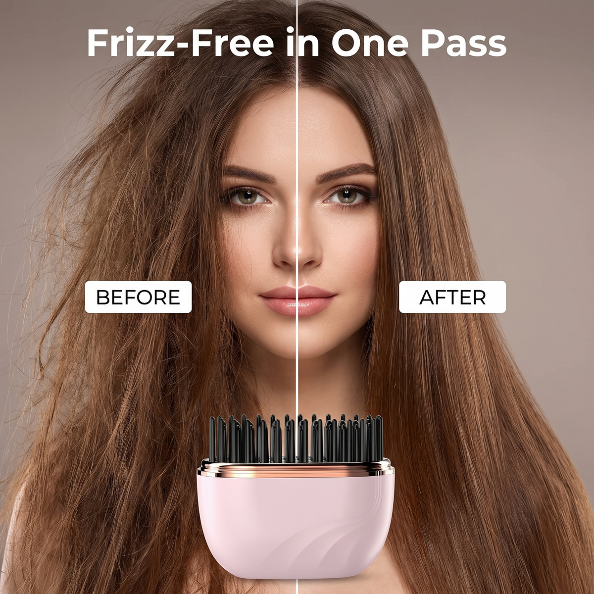 LEYORIA™ Cordless Hair Straightening Brush
