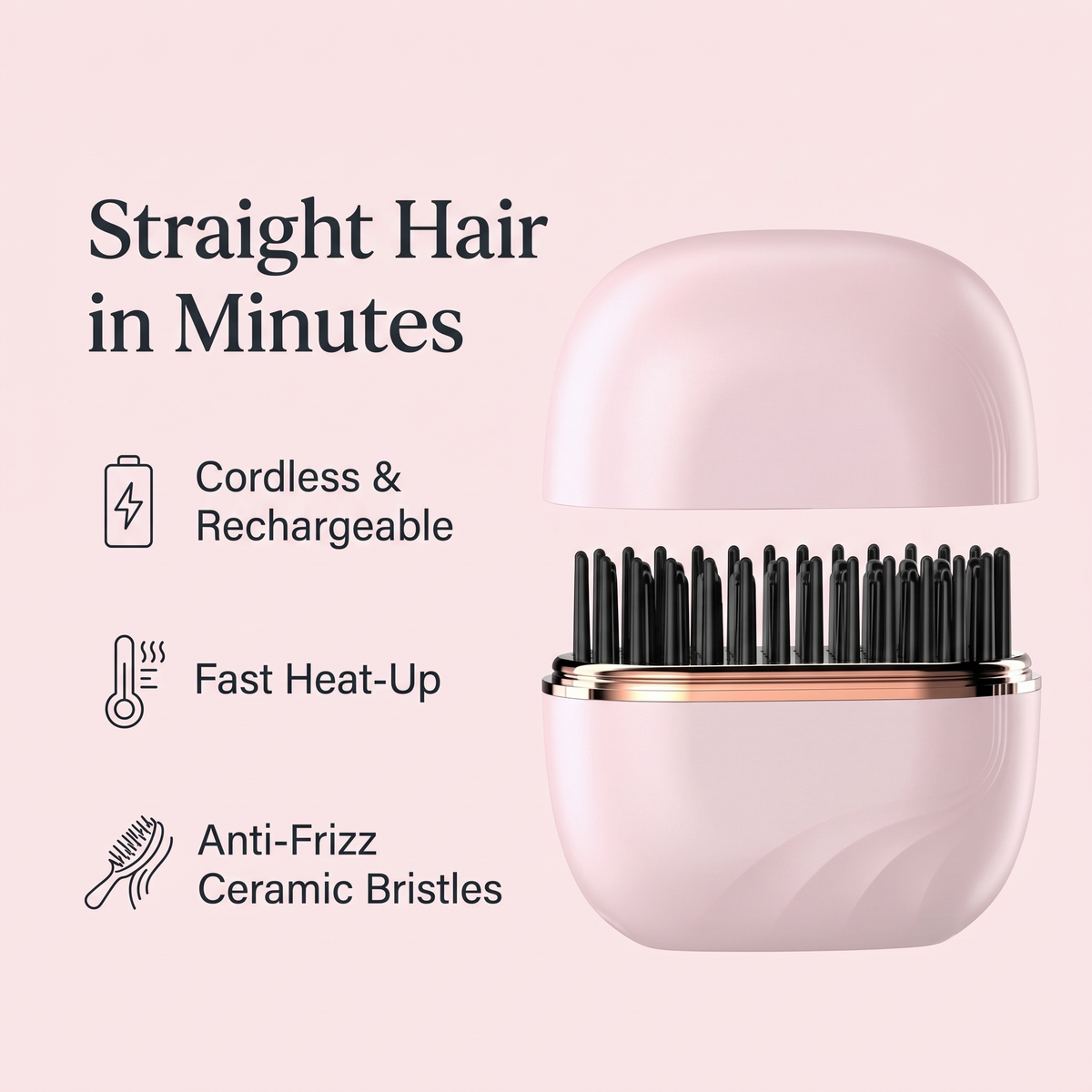 LEYORIA™ Cordless Hair Straightening Brush
