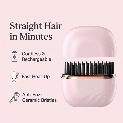 LEYORIA™ Cordless Hair Straightening Brush